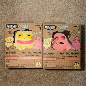 Fuggler - SpongeBob Squarepants and Patrick Farting Figure (set and brand new)